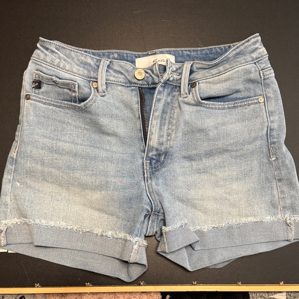KanCan Light Blue Denim Jean Shorts